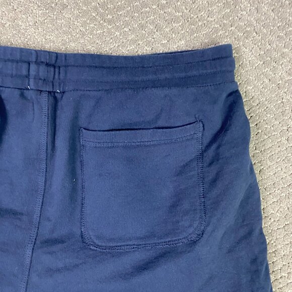 Flint And Tinder Sweat Shorts Men's Large French Terry Navy Blue Gym Drawstring - Picture 5 of 13